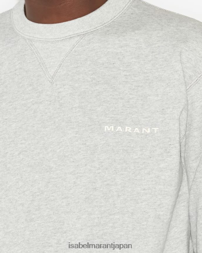 衣類 jp Isabel Marant 男性 ミキスロゴスウェットシャツ グレー PRT2401340