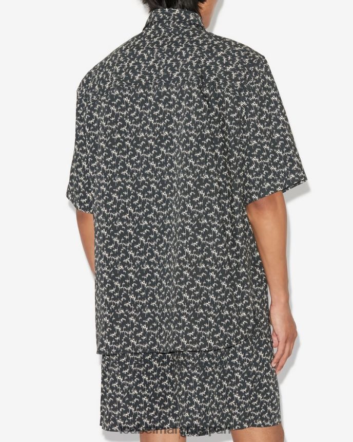 衣類 jp Isabel Marant 男性 ラビリオシャツ 黒 PRT2401361