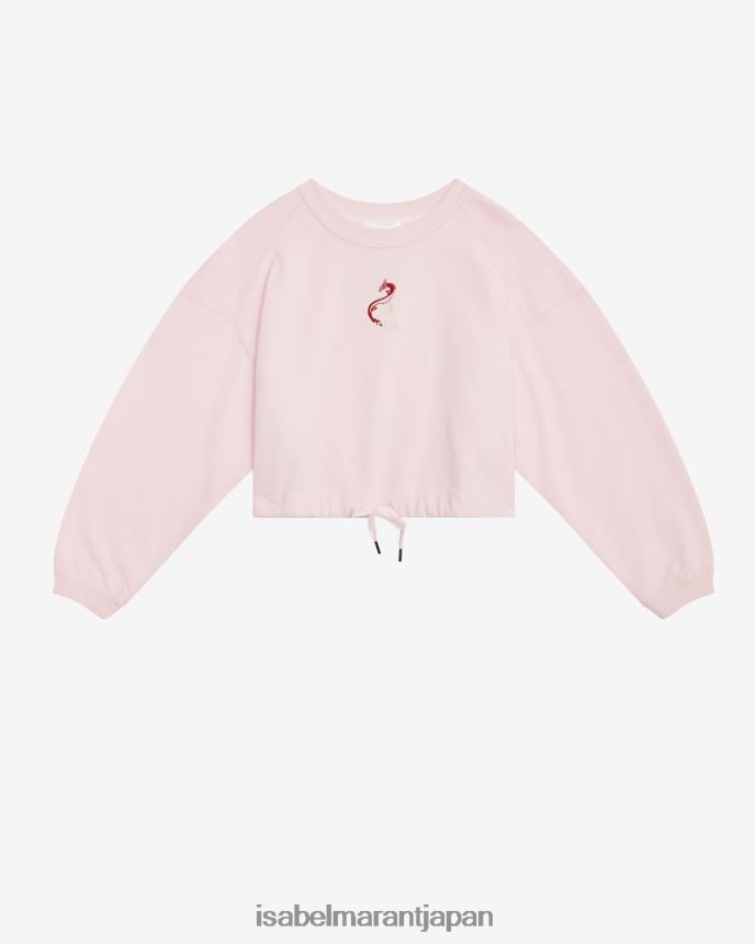 衣類 jp Isabel Marant 女性 マーギョスウェットシャツ ピンク PRT2402