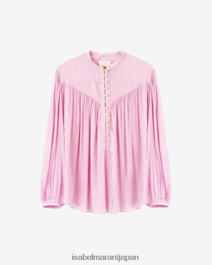 衣類 jp Isabel Marant 女性 キルディアコットントップ ピンク PRT240216
