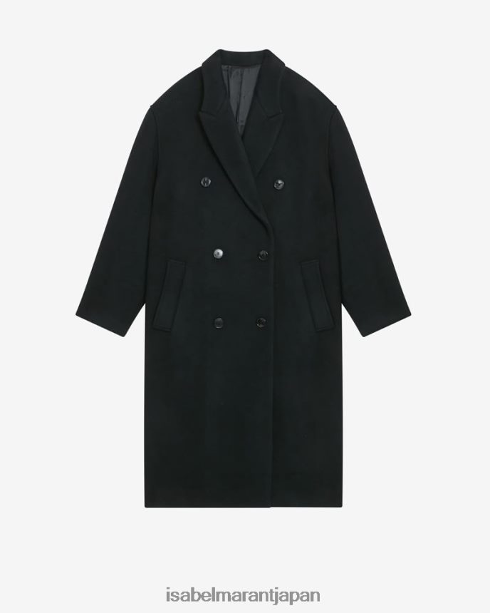 衣類 jp Isabel Marant 女性 セオドアウールコート 黒 PRT24023