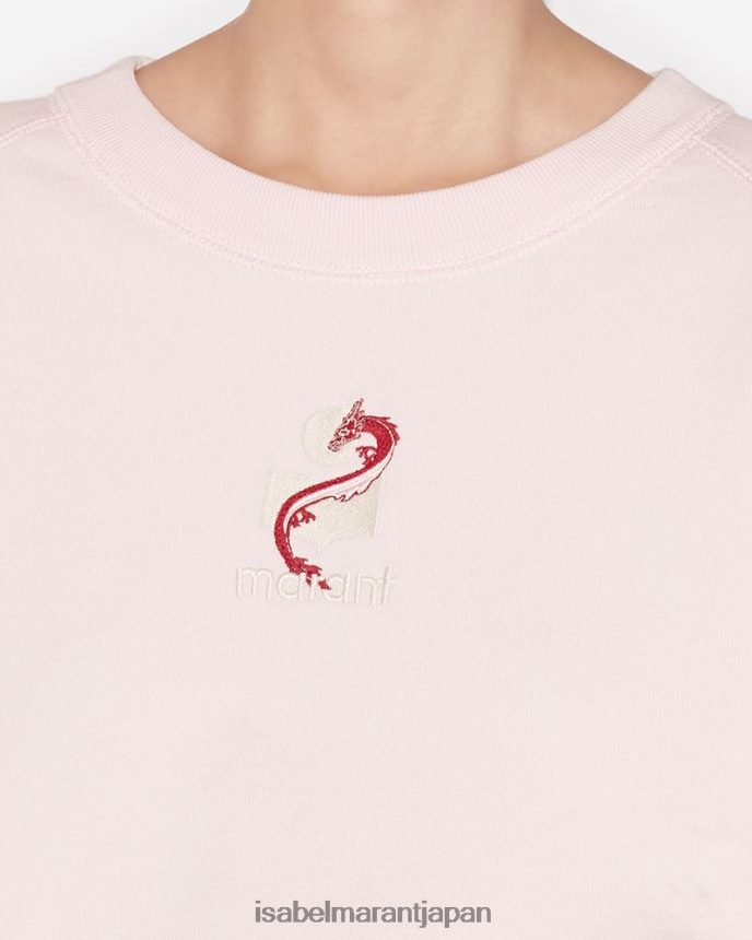 衣類 jp Isabel Marant 女性 マーギョスウェットシャツ ピンク PRT2402