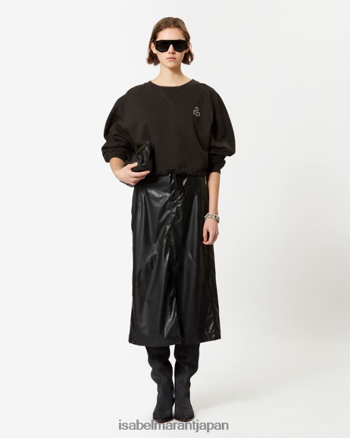 衣類 jp Isabel Marant 女性 ブリアンヌのスカート 黒 PRT240583