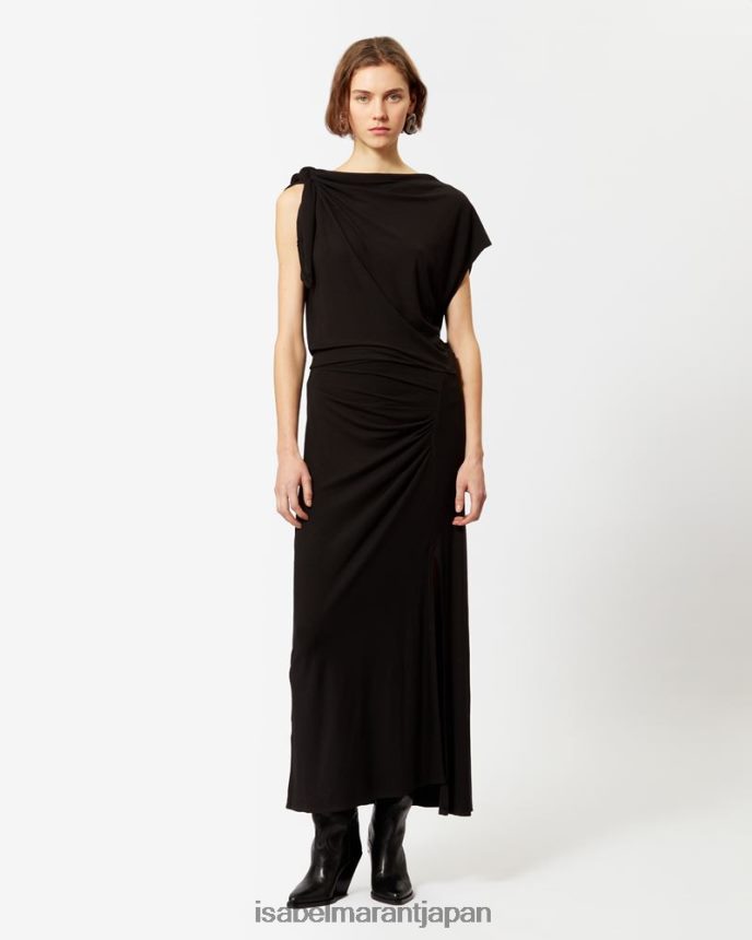 衣類 jp Isabel Marant 女性 ネリスドレス 黒 PRT240588