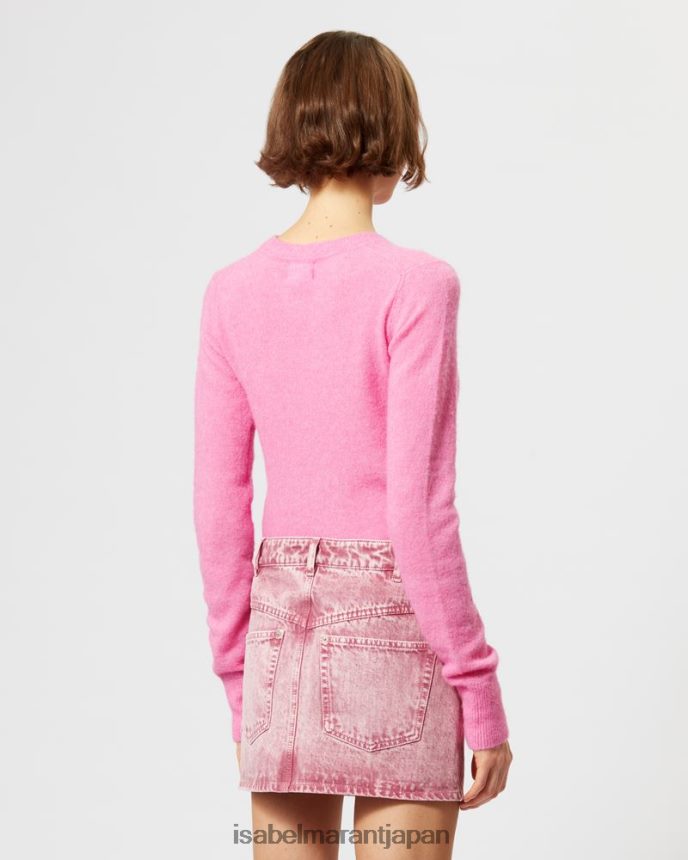衣類 jp Isabel Marant 女性 ベスナデニムスカート ライトピンク PRT240630