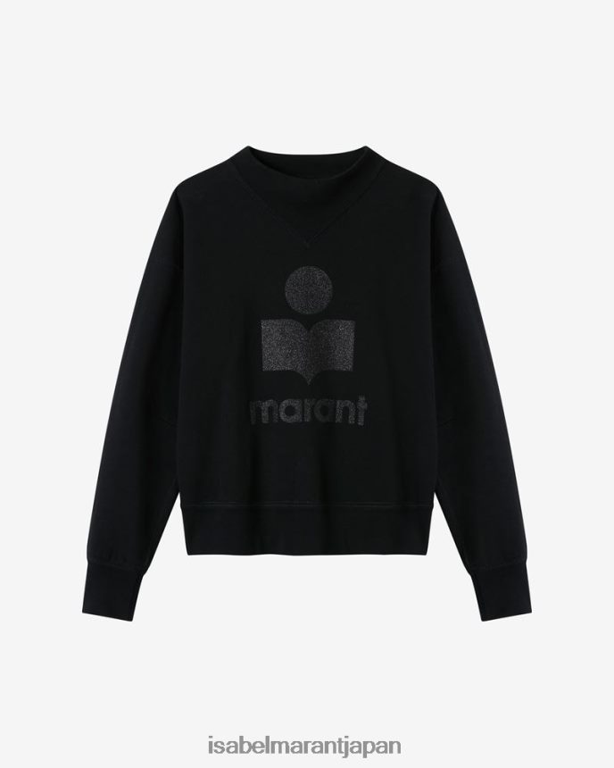 衣類 jp Isabel Marant 女性 moby ロゴ スウェットシャツ 黒 PRT240364