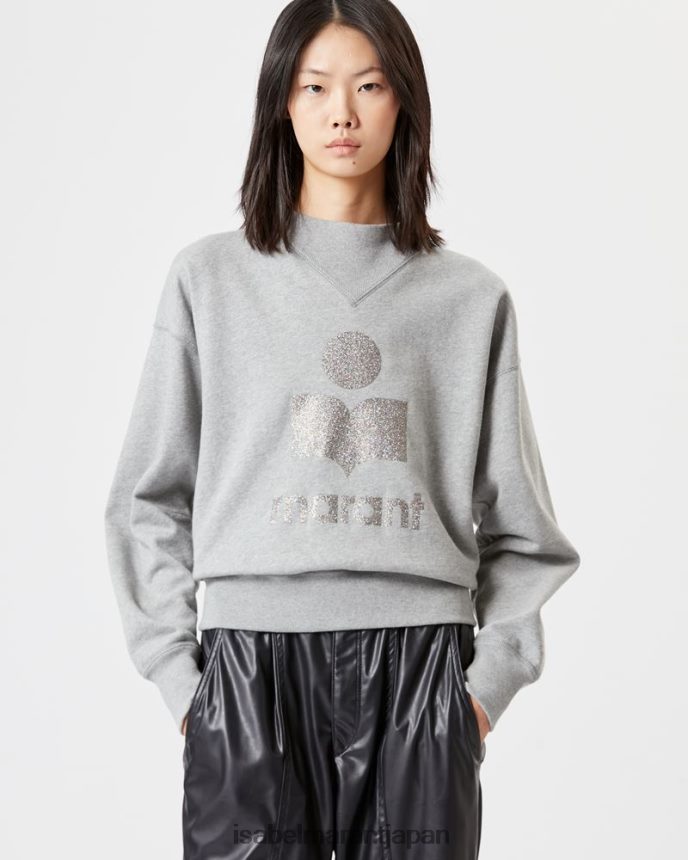 衣類 jp Isabel Marant 女性 moby ロゴ スウェットシャツ グレー PRT240366