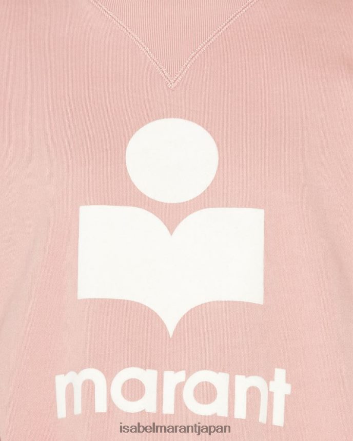 衣類 jp Isabel Marant 女性 moby ロゴ スウェットシャツ ライトピンク PRT240372