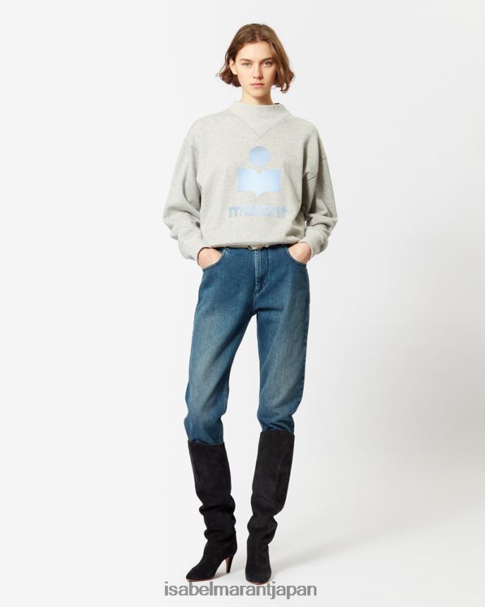 衣類 jp Isabel Marant 女性 moby ロゴ スウェットシャツ グレー PRT240377