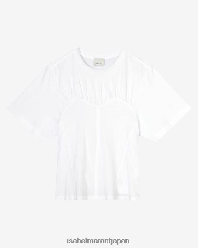 衣類 jp Isabel Marant 女性 ザジTシャツ 白 PRT240266