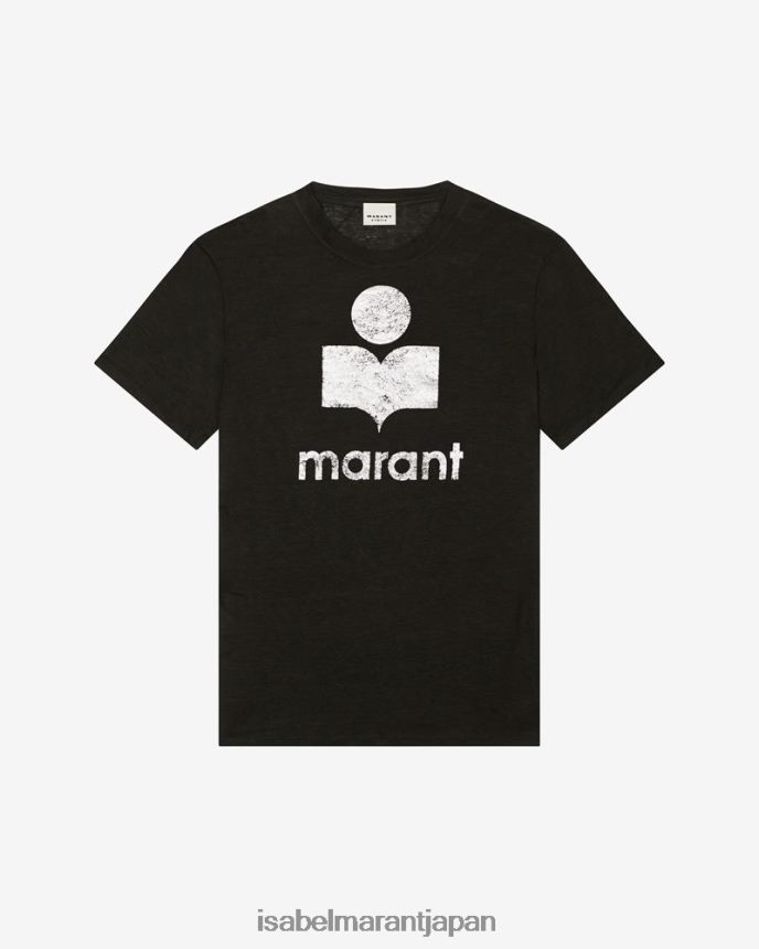 衣類 jp Isabel Marant 女性 zewel ロゴ T シャツ 黒 PRT240453